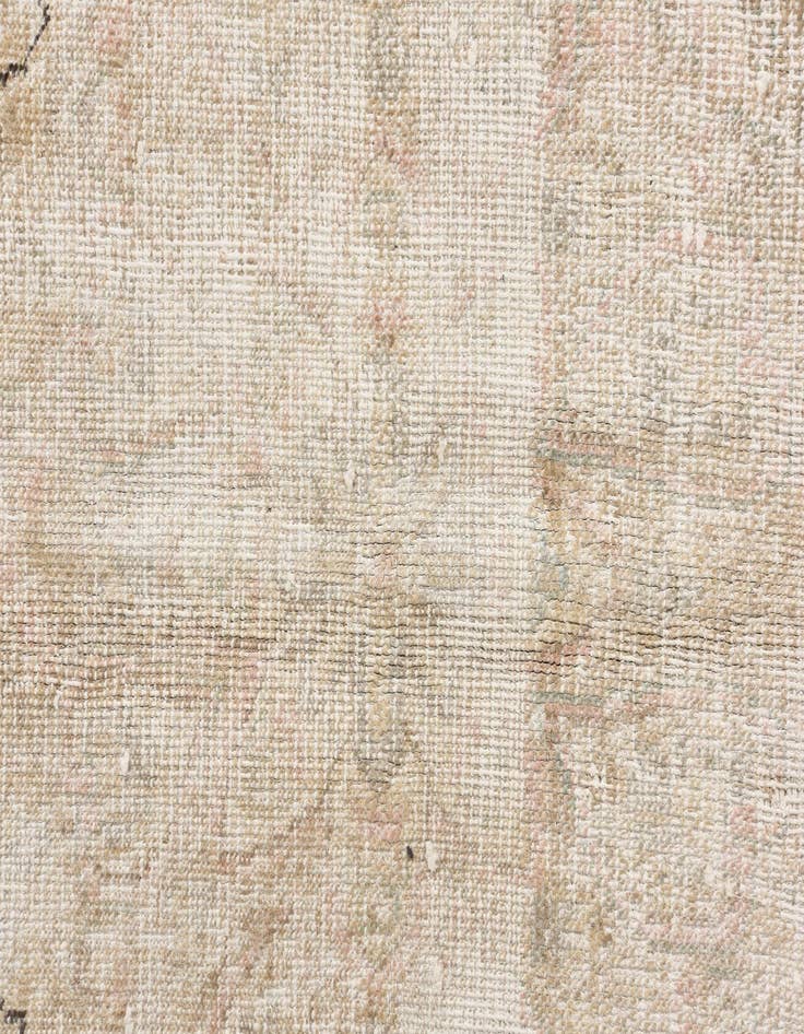 Detail image of 6' 4 x 9' 2  Hand Knotted Ultra Vintage Persian Wool Rug