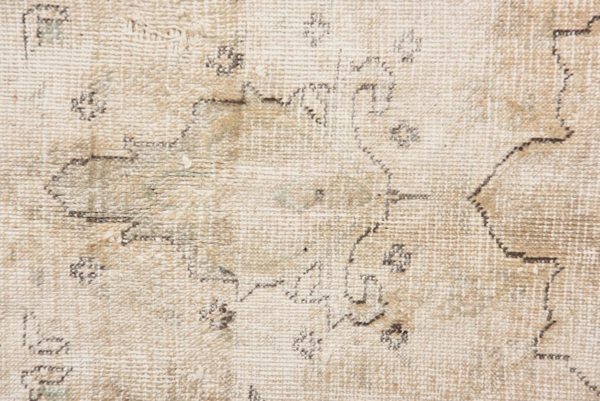 6' 4 x 9' 2 Hand Knotted Ultra Vintage Persian Wool Rug