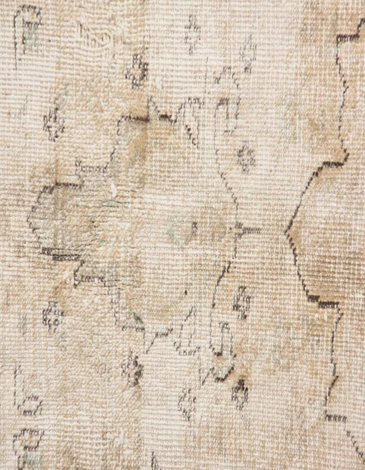 Detail image of 6' 4 x 9' 2  Hand Knotted Ultra Vintage Persian Wool Rug