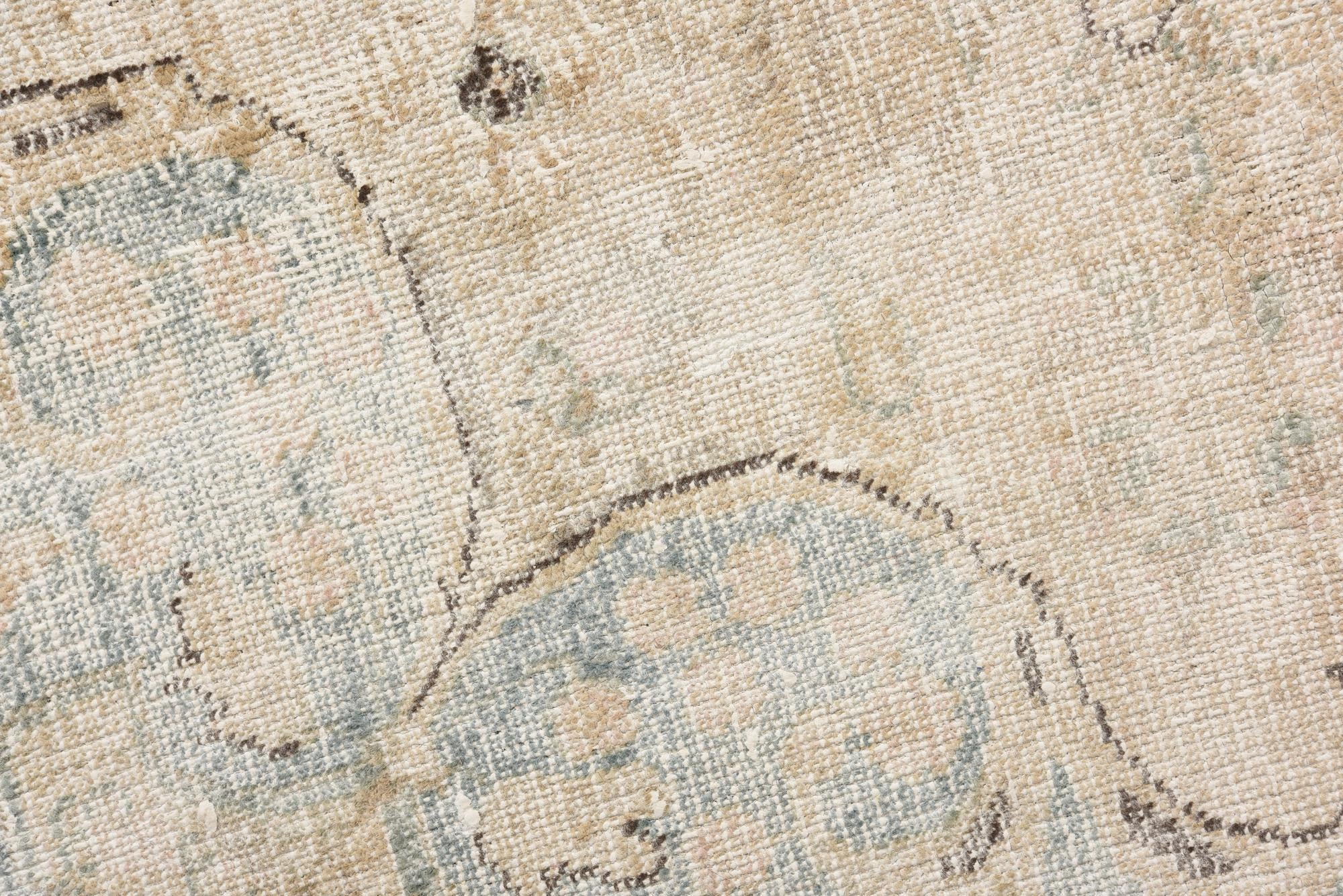 6' 4 x 9' 2 Hand Knotted Ultra Vintage Persian Wool Rug