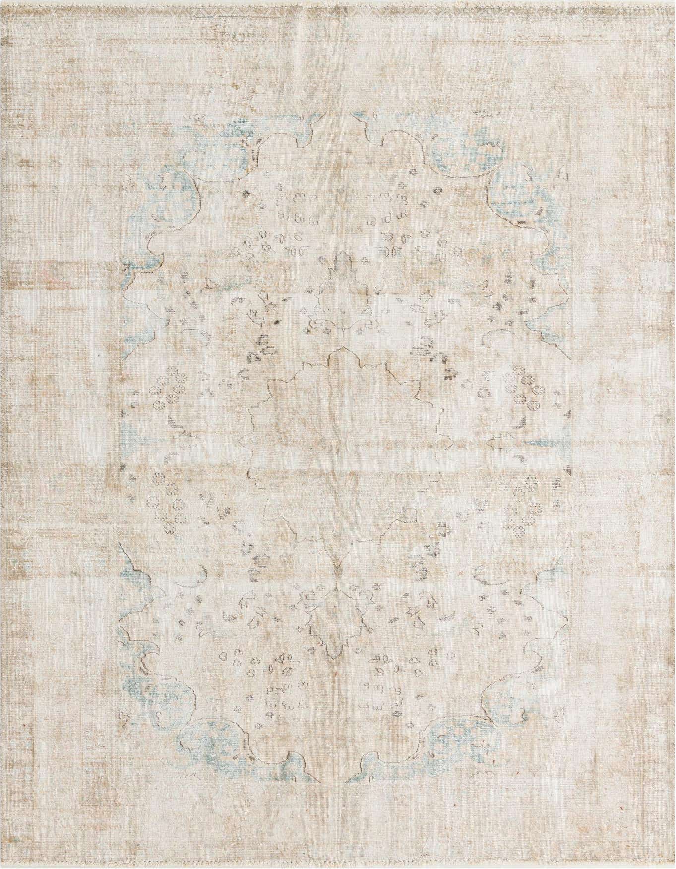 Primary image 6' 4 x 9' 2  Hand Knotted Ultra Vintage Persian Wool Rug