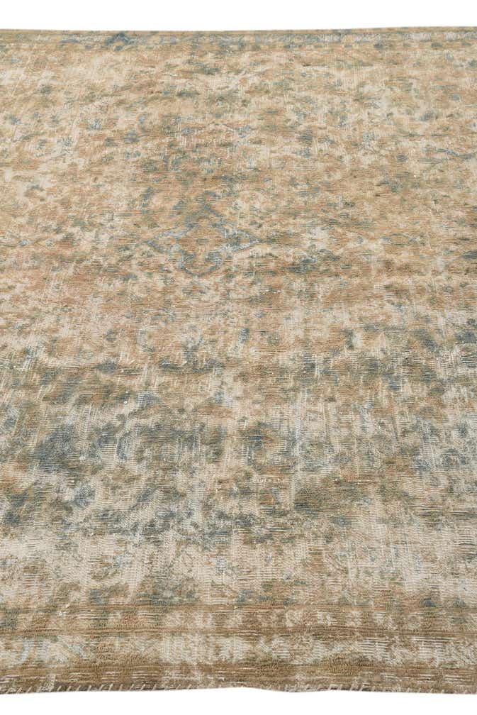 6' 9 x 10' Hand Knotted Ultra Vintage Persian Wool Rug