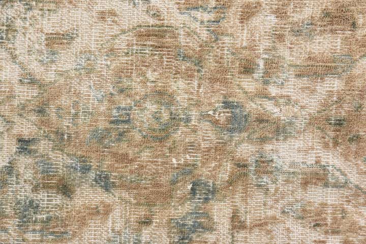 6' 9 x 10' Hand Knotted Ultra Vintage Persian Wool Rug