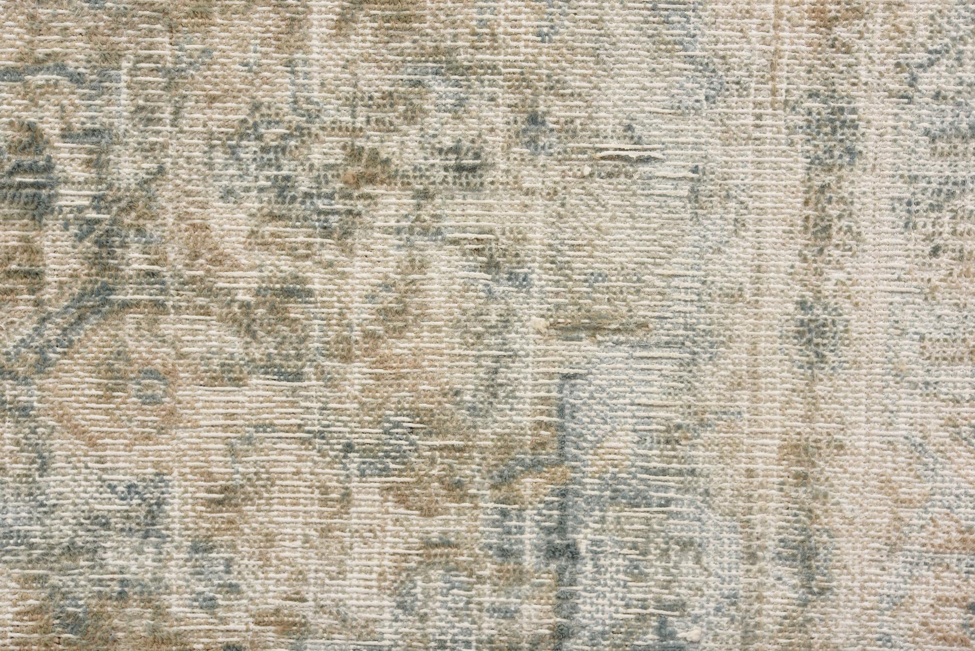6' 9 x 10' Hand Knotted Ultra Vintage Persian Wool Rug