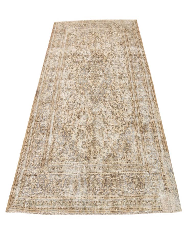 Detail image of 6' 9 x 8' 9  Hand Knotted Ultra Vintage Persian Wool Rug