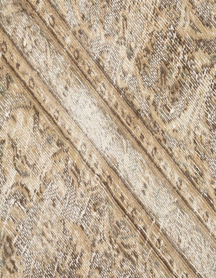 Detail image of 6' 9 x 8' 9  Hand Knotted Ultra Vintage Persian Wool Rug