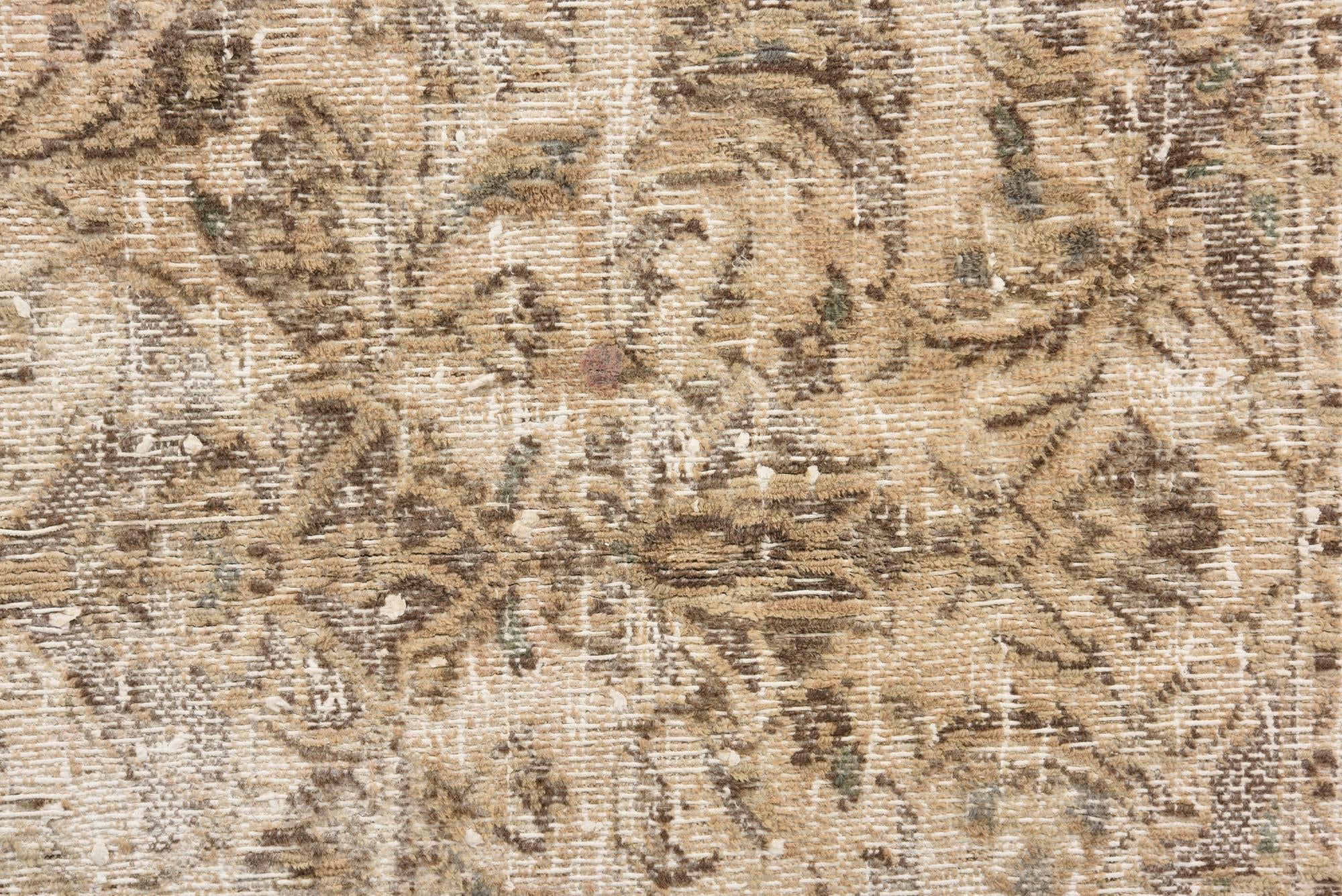 6' 9 x 8' 9 Hand Knotted Ultra Vintage Persian Wool Rug