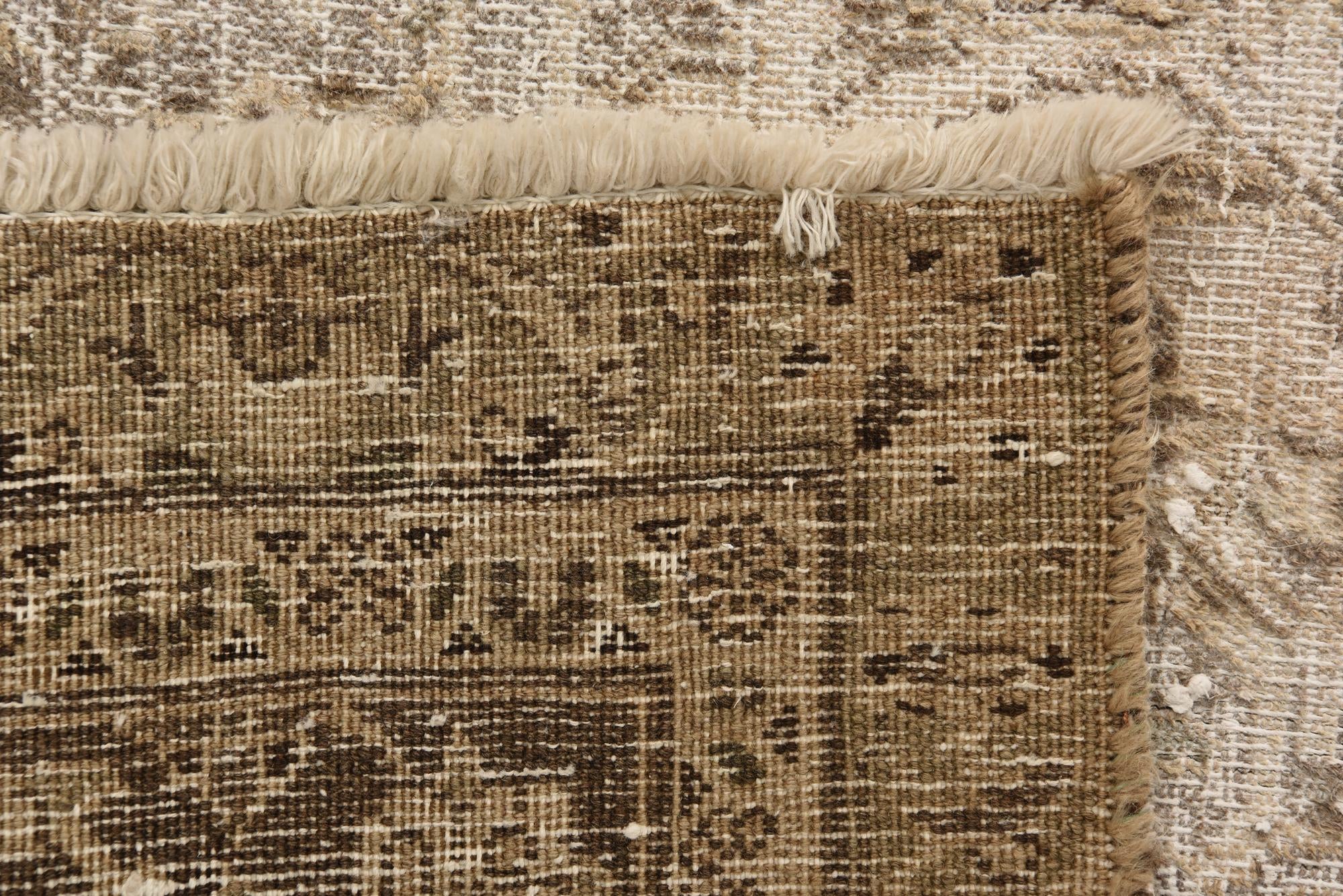 9' 2 x 12' 4 Hand Knotted Ultra Vintage Persian Wool Rug