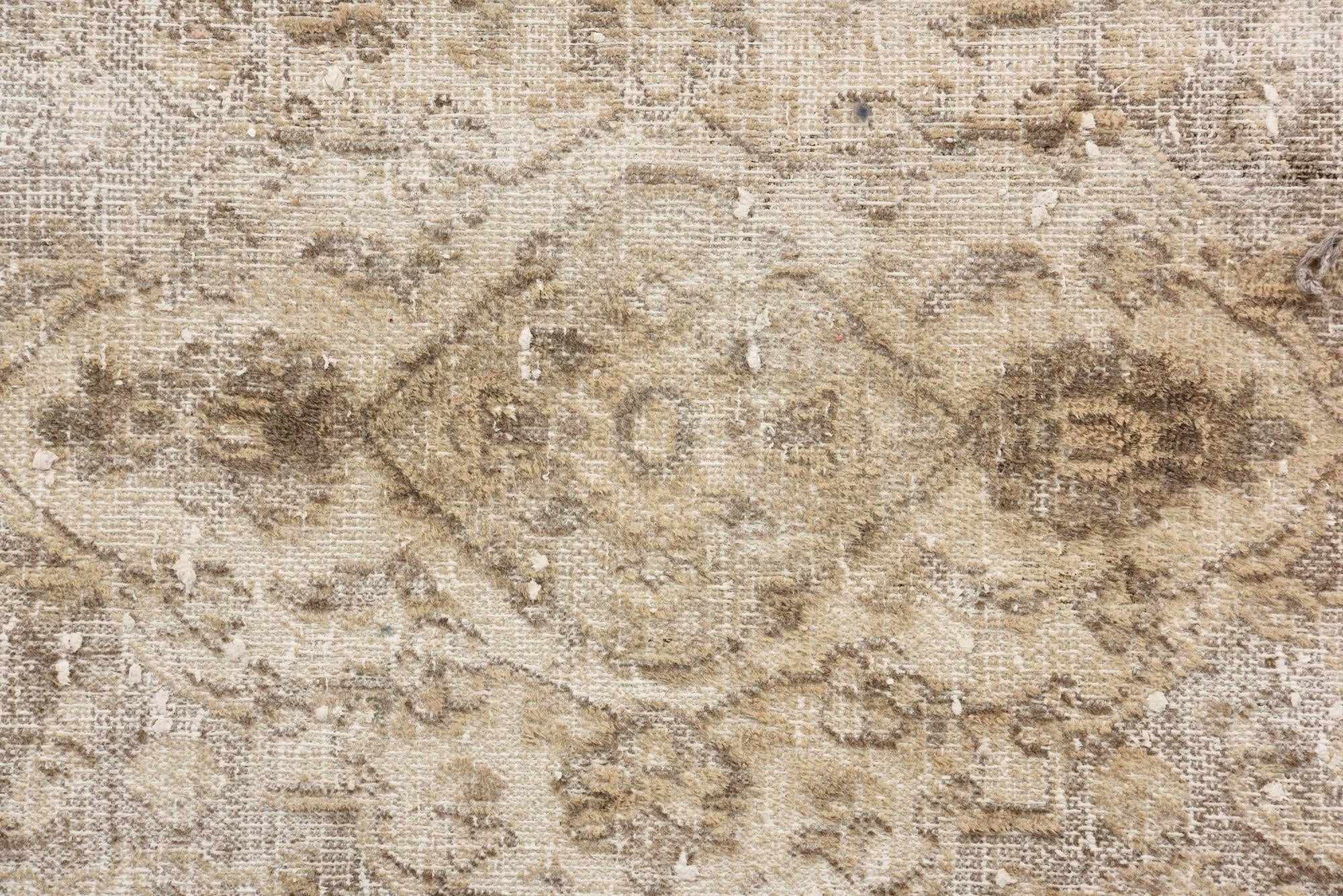 9' 2 x 12' 4 Hand Knotted Ultra Vintage Persian Wool Rug