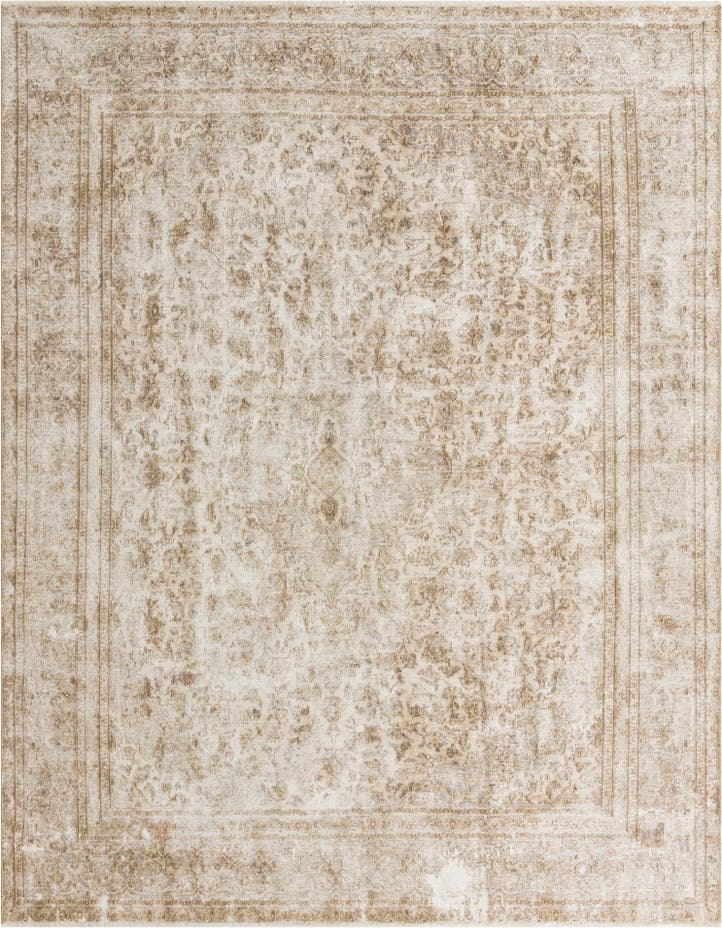  9' 2 x 12' 4  Hand Knotted Ultra Vintage Persian W...