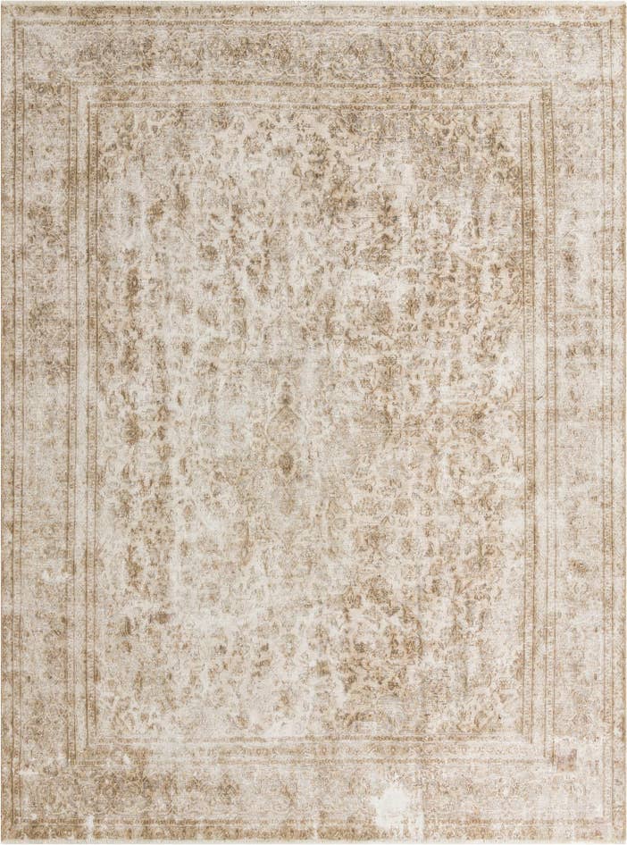 Detail image of 9' 2 x 12' 4 Hand Knotted Ultra Vintage Persian Wool Rug