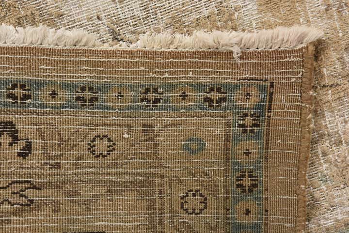 9' 7 x 12' 5 Hand Knotted Ultra Vintage Persian Wool Rug