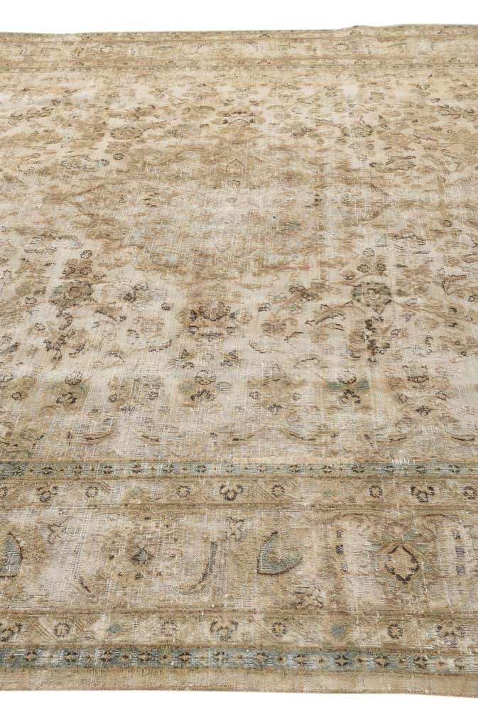 9' 7 x 12' 5 Hand Knotted Ultra Vintage Persian Wool Rug