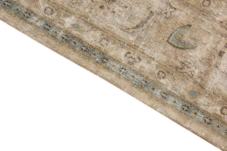 Detail image of 9' 7 x 12' 5 Hand Knotted Ultra Vintage Persian Wool Rug