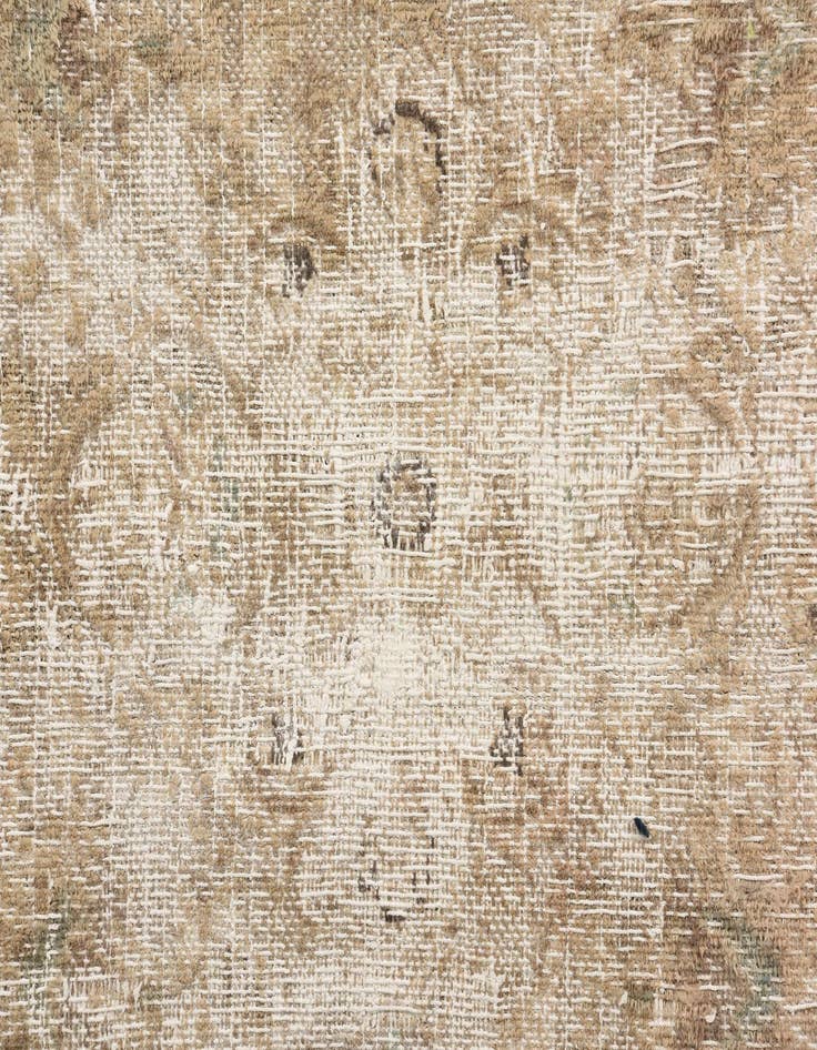 Detail image of 9' 7 x 12' 5  Hand Knotted Ultra Vintage Persian Wool Rug