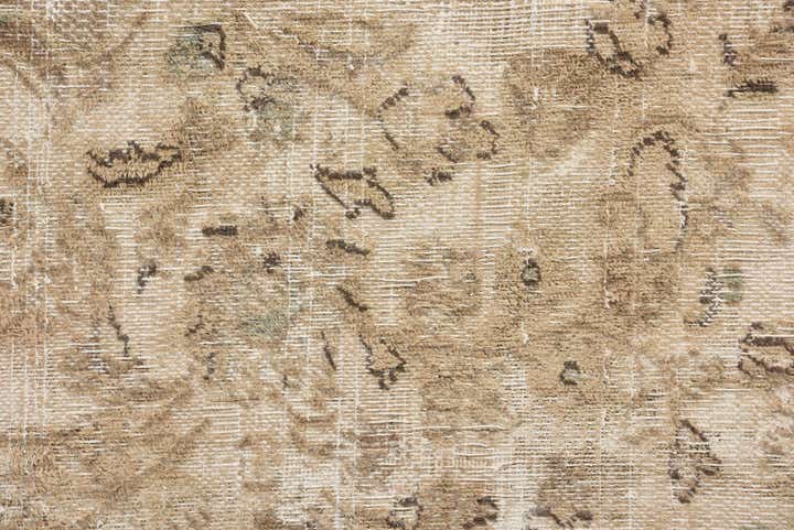 9' 7 x 12' 5 Hand Knotted Ultra Vintage Persian Wool Rug