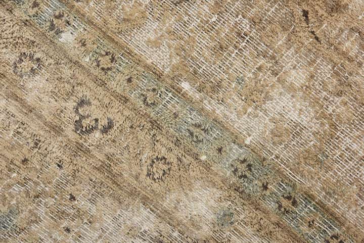 9' 7 x 12' 5 Hand Knotted Ultra Vintage Persian Wool Rug