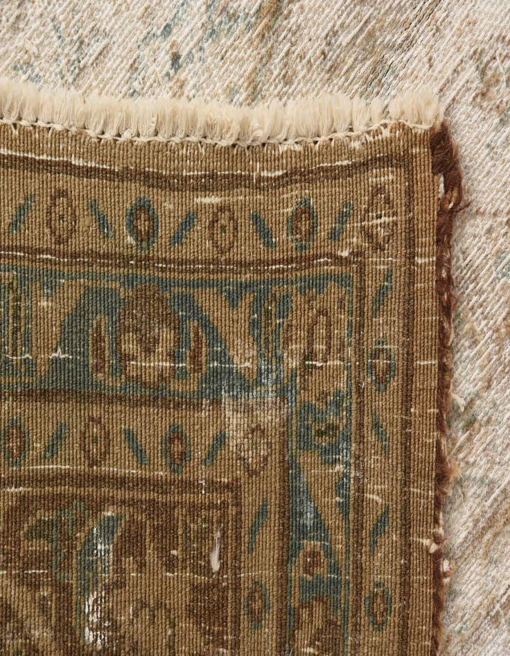 Detail image of 8' 2 x 10' 8  Hand Knotted Ultra Vintage Persian Wool Rug