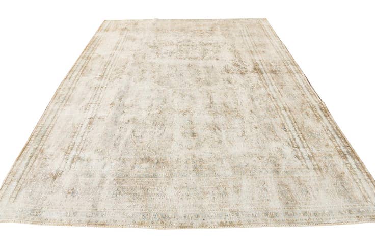 Detail image of 8' 2 x 10' 8 Hand Knotted Ultra Vintage Persian Wool Rug