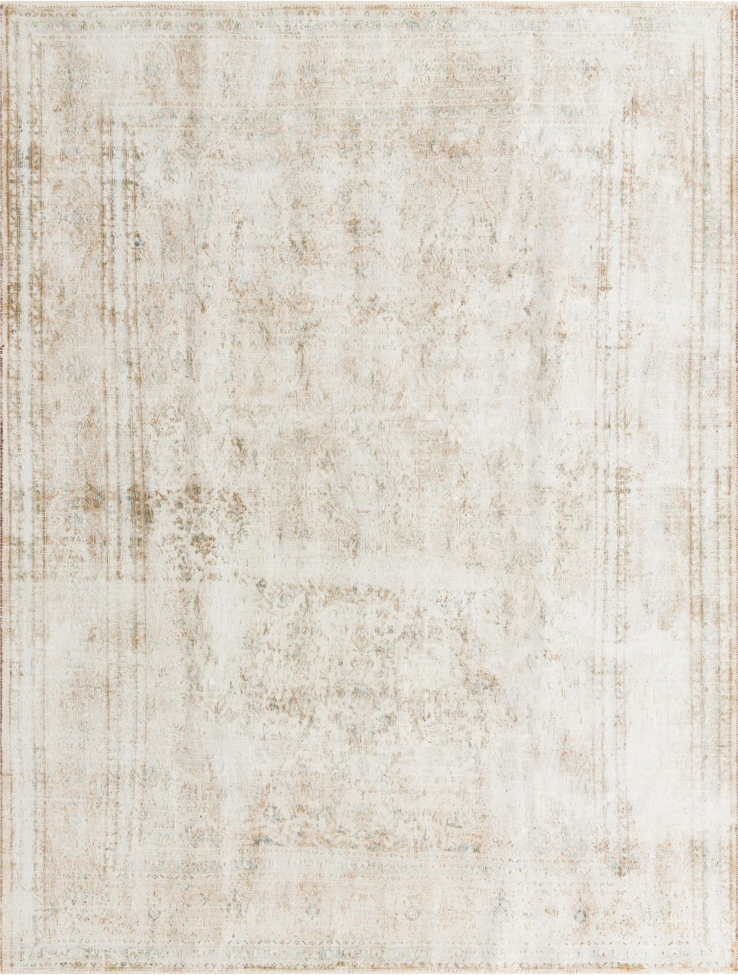 8' 2 x 10' 8 Hand Knotted Ultra Vintage Persian Wool Rug