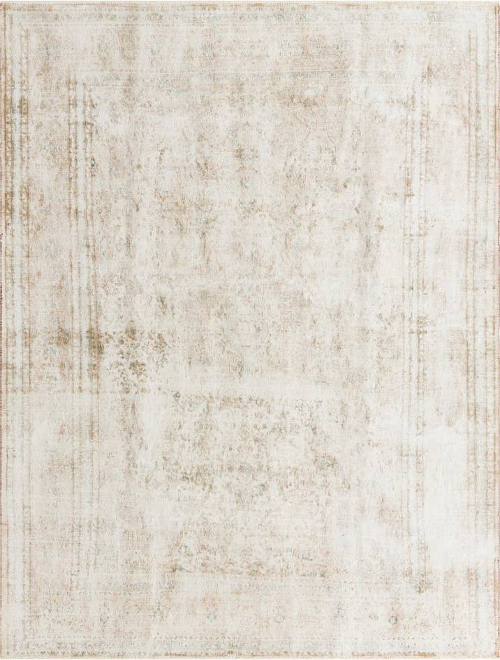 Detail image of 8' 2 x 10' 8 Hand Knotted Ultra Vintage Persian Wool Rug