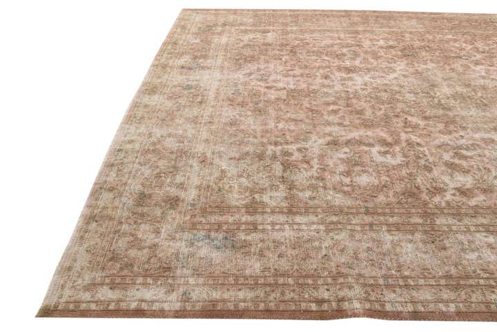 290cm x 385cm Noué main Ultra Vintage Tapis Persan Laine
