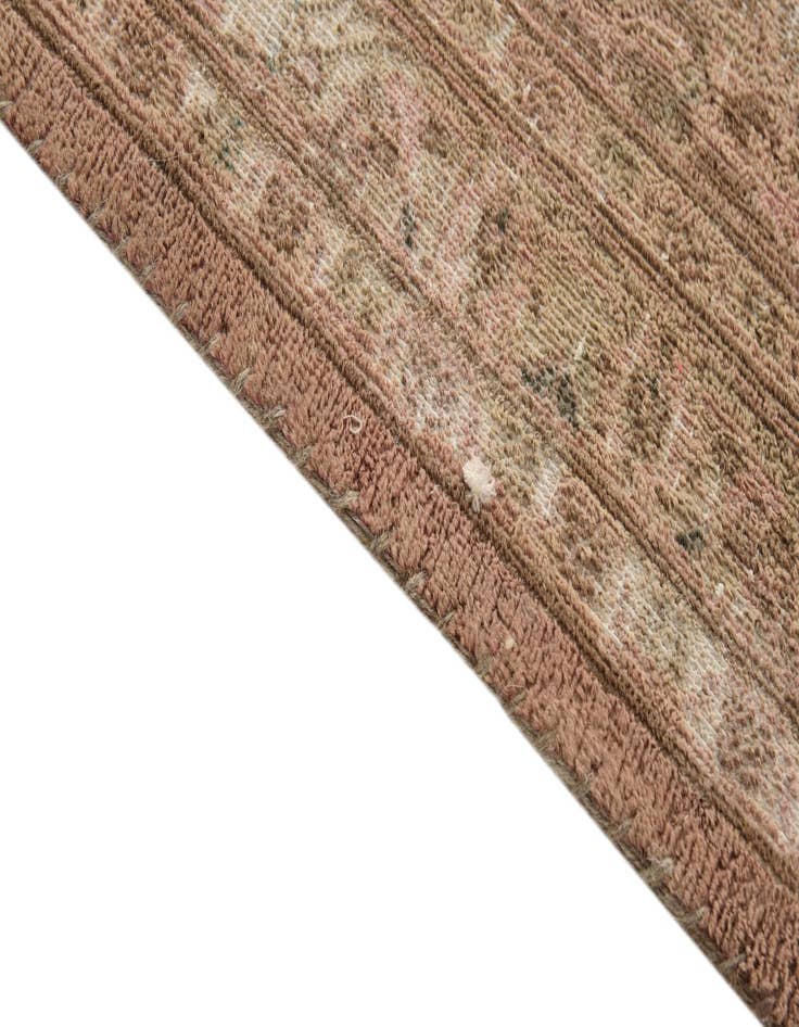 Detail image of 9' 7 x 12' 7  Hand Knotted Ultra Vintage Persian Wool Rug