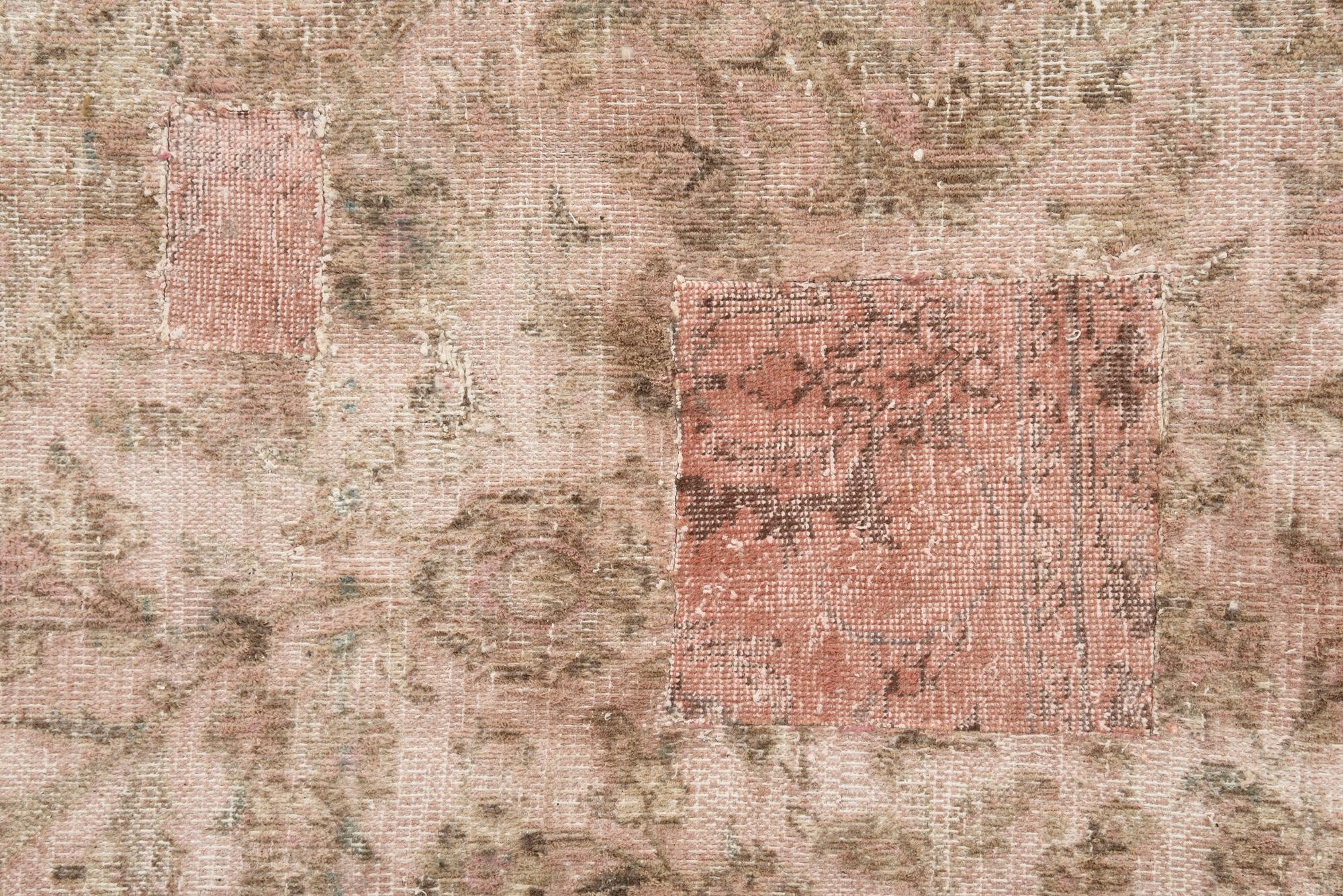 9' 7 x 12' 7 Hand Knotted Ultra Vintage Persian Wool Rug