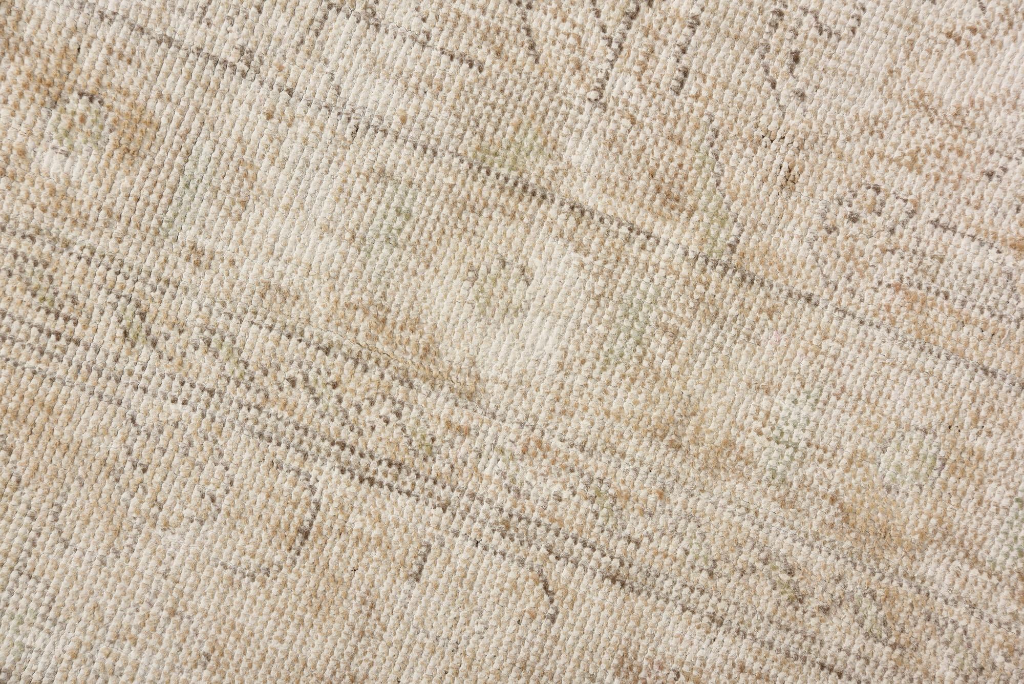 9' 1 x 12' 10 Hand Knotted Ultra Vintage Persian Wool Rug