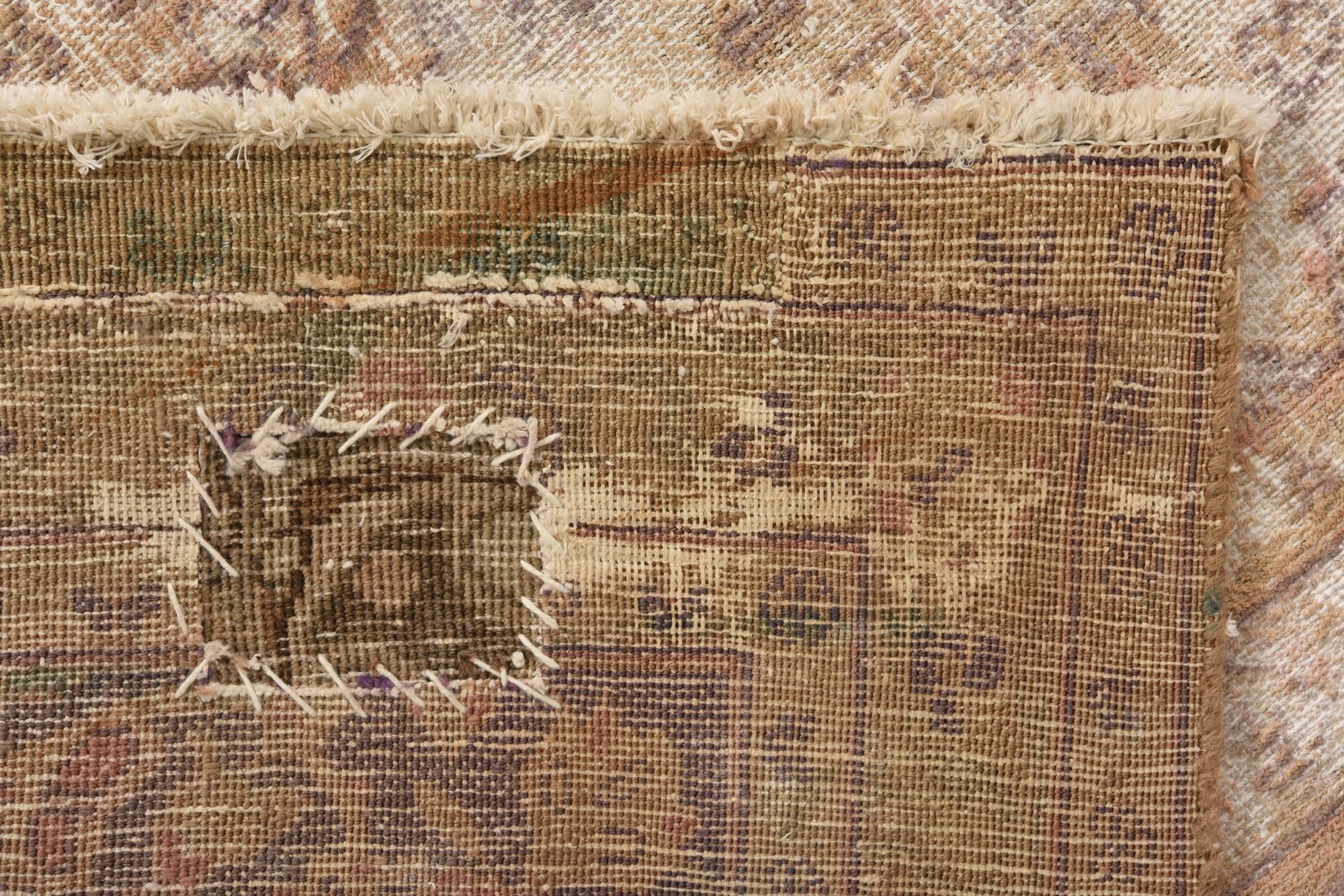 9' 7 x 12' 8 Hand Knotted Ultra Vintage Persian Wool Rug
