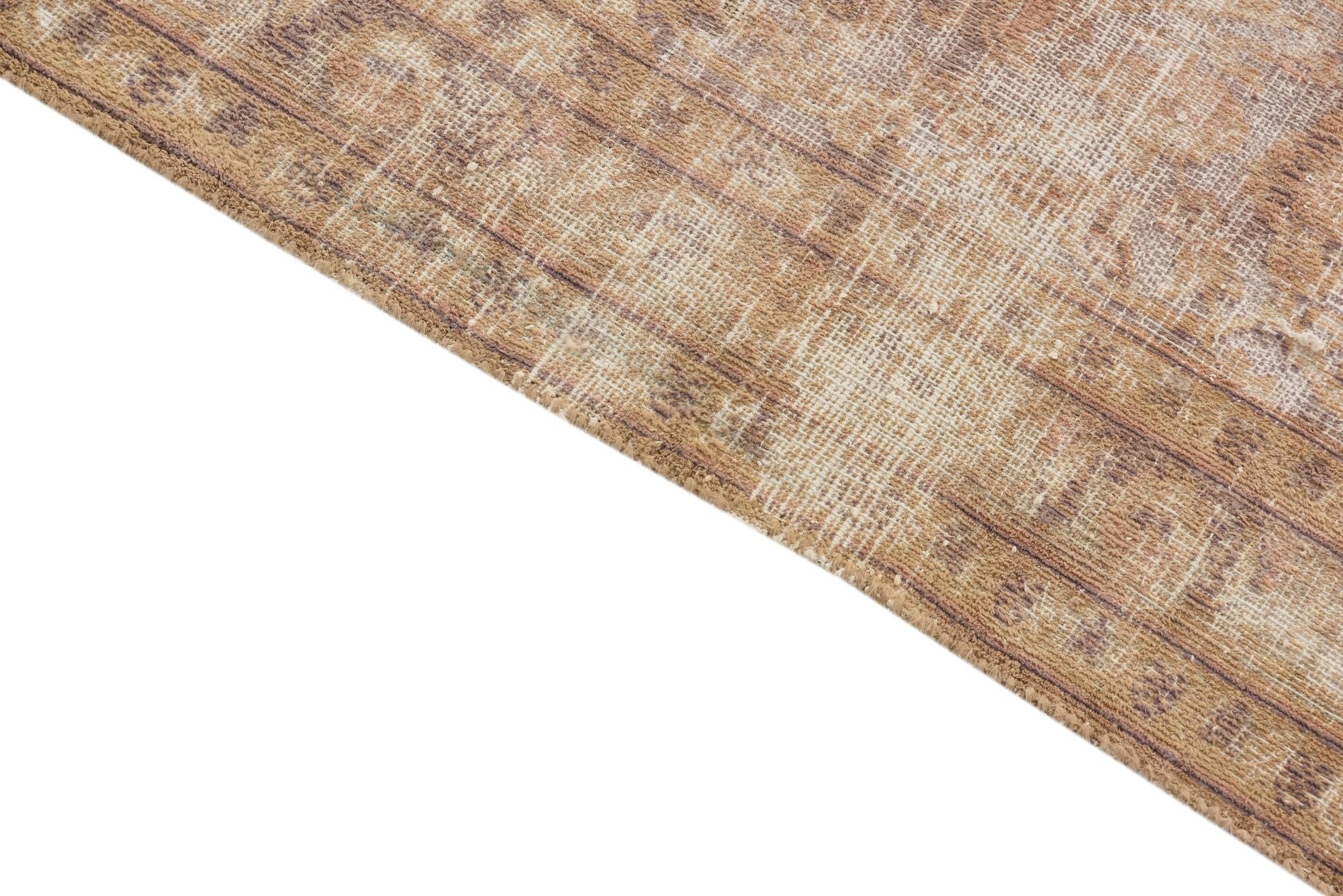 9' 7 x 12' 8 Hand Knotted Ultra Vintage Persian Wool Rug