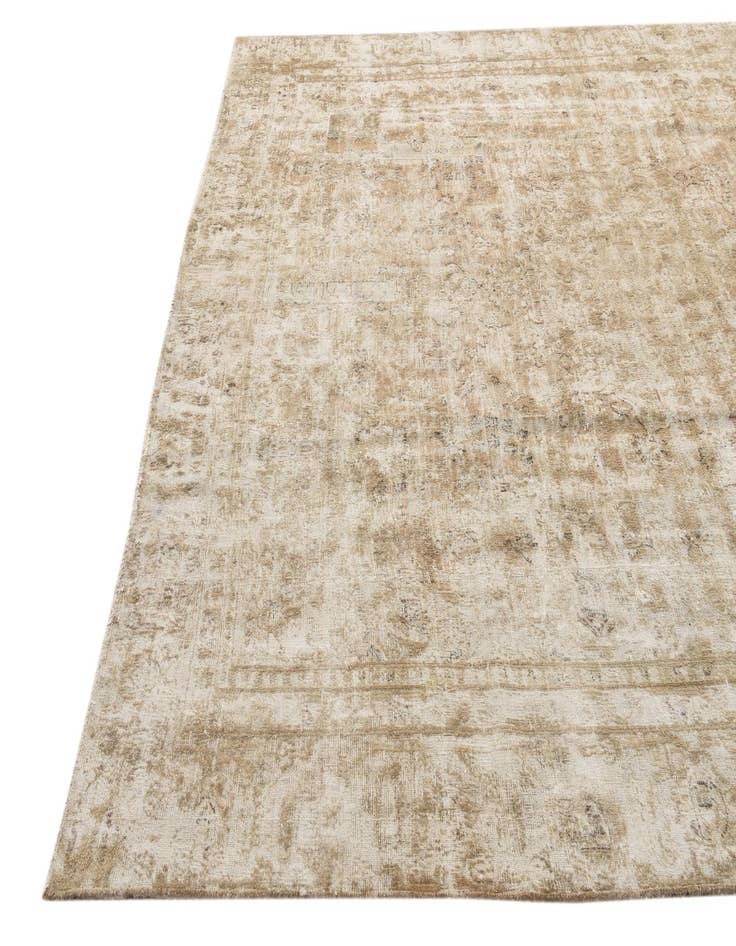 Detail image of 8' 10 x 11' 5  Hand Knotted Ultra Vintage Persian Wool Rug