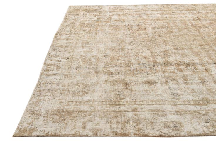 Detail image of 8' 10 x 11' 5 Hand Knotted Ultra Vintage Persian Wool Rug