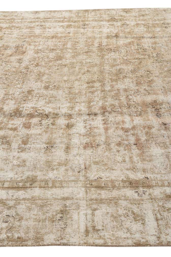 8' 10 x 11' 5 Hand Knotted Ultra Vintage Persian Wool Rug