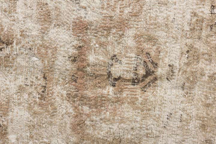 8' 10 x 11' 5 Hand Knotted Ultra Vintage Persian Wool Rug