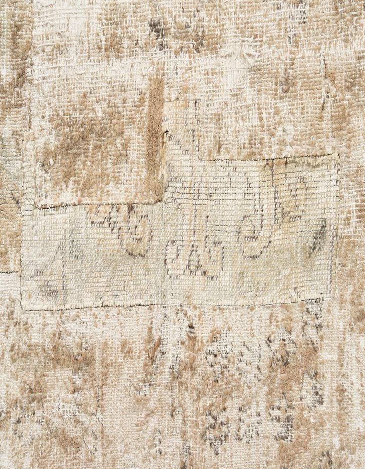 Detail image of 8' 10 x 11' 5  Hand Knotted Ultra Vintage Persian Wool Rug