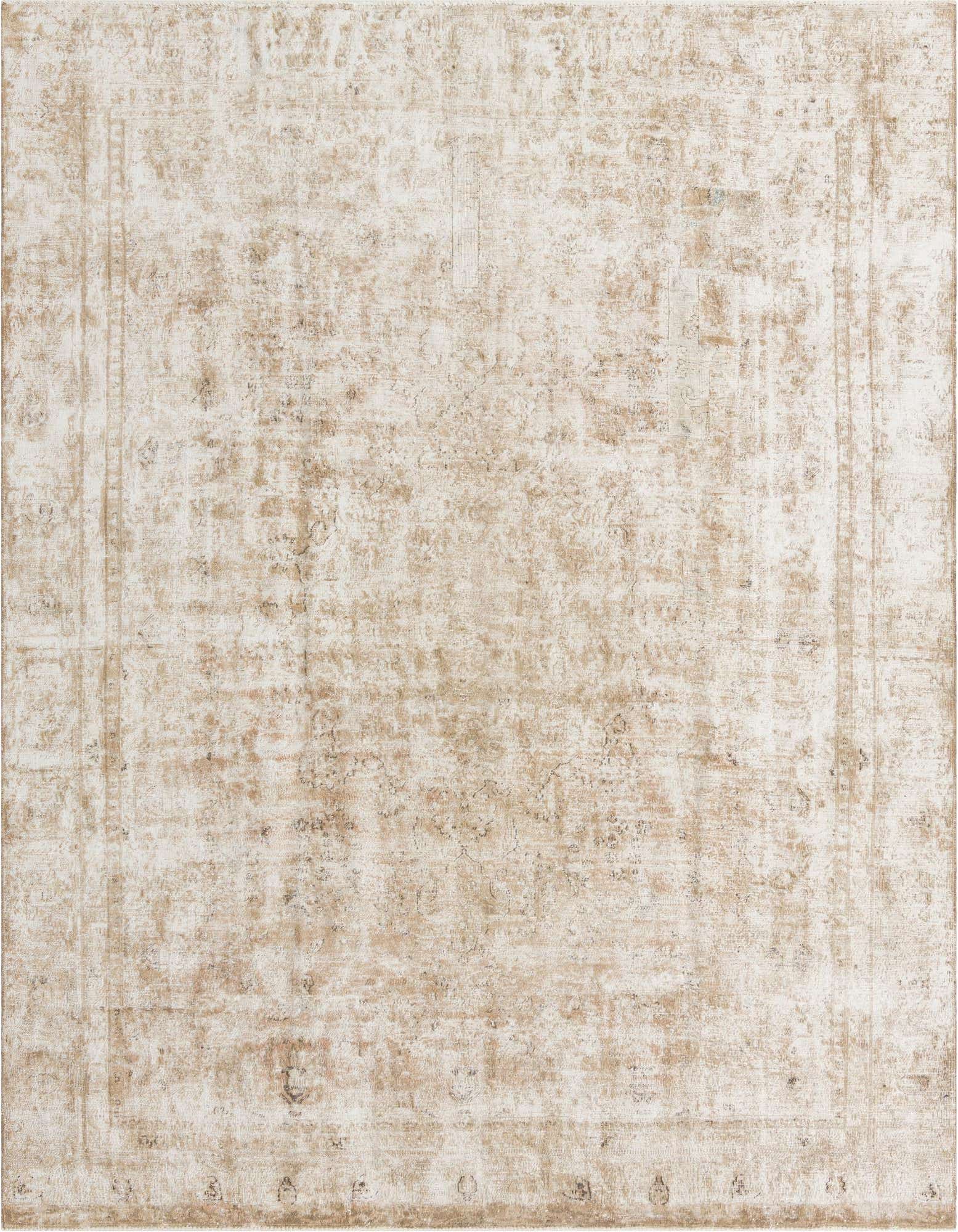 Primary image 8' 10 x 11' 5  Hand Knotted Ultra Vintage Persian Wool Rug