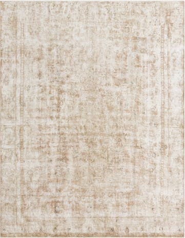 8' 10 x 11' 5 Hand Knotted Ultra Vintage Persian Wool Rug