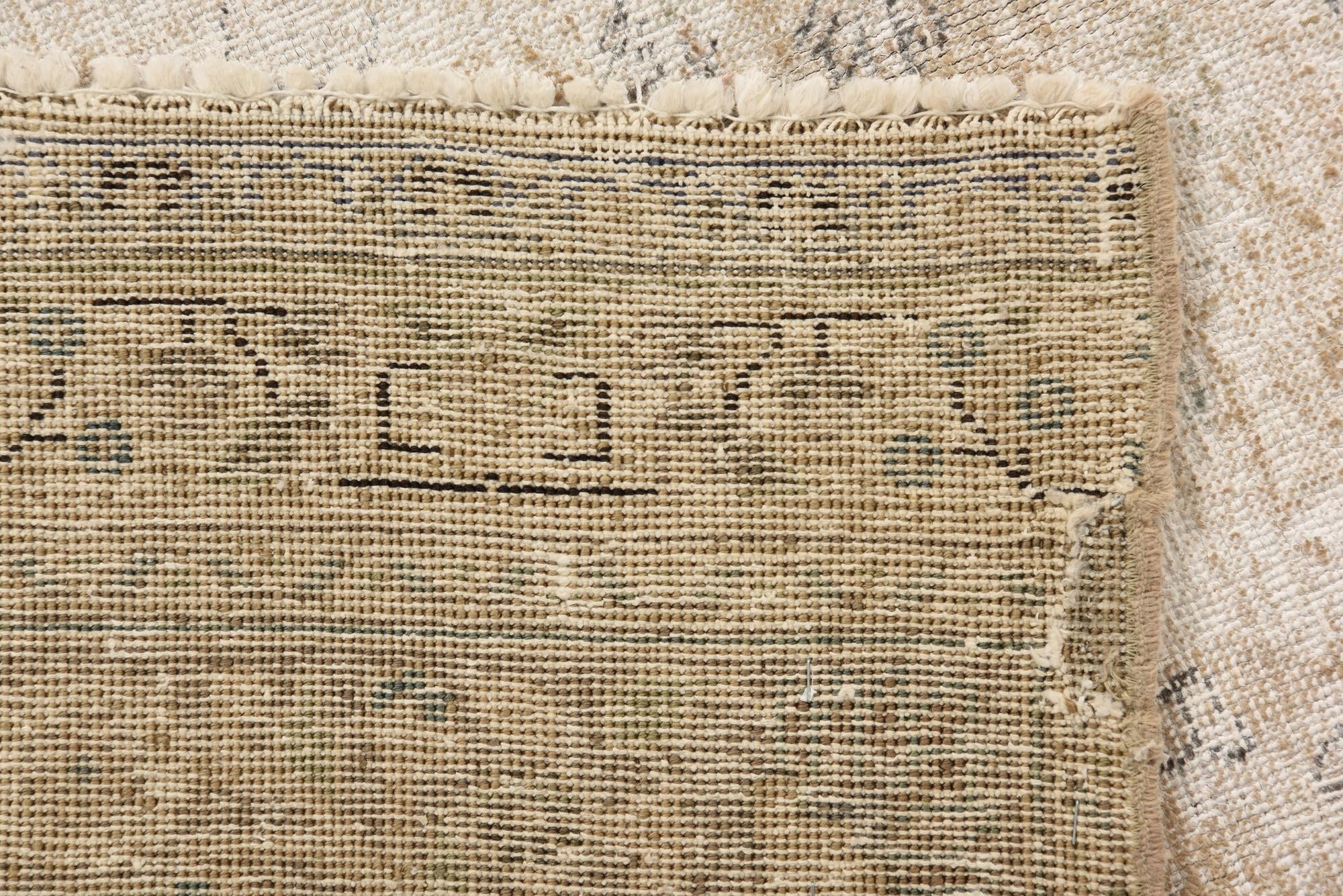 8' 10 x 12' 5 Hand Knotted Ultra Vintage Persian Wool Rug