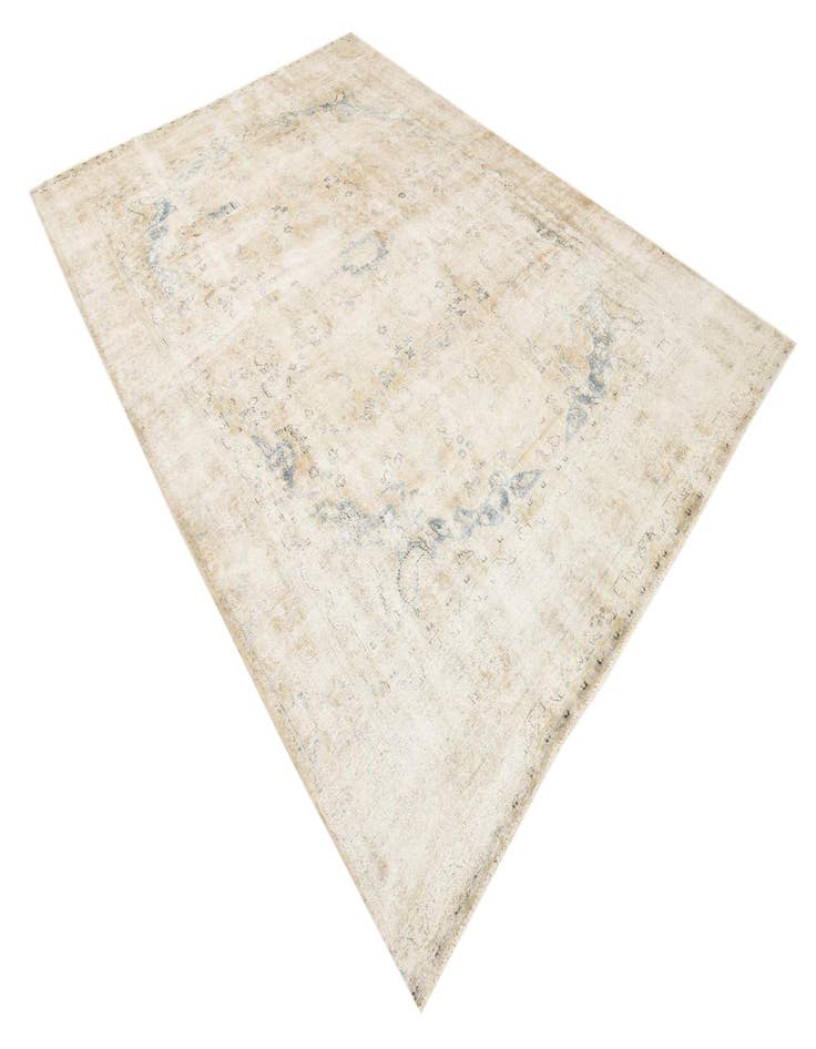 Detail image of 8' 10 x 12' 5  Hand Knotted Ultra Vintage Persian Wool Rug