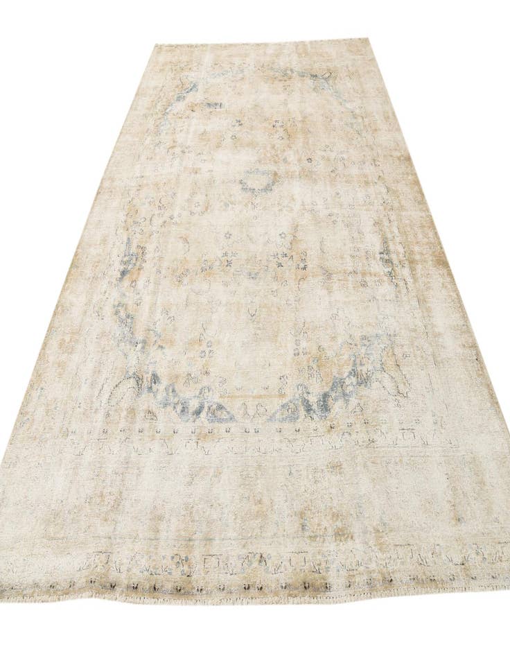 Detail image of 8' 10 x 12' 5  Hand Knotted Ultra Vintage Persian Wool Rug