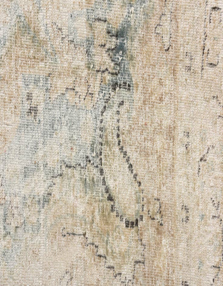Detail image of 8' 10 x 12' 5  Hand Knotted Ultra Vintage Persian Wool Rug