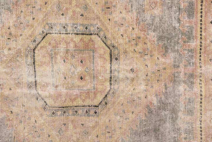 6' 4 x 9' 10 Hand Knotted Ultra Vintage Persian Wool Rug