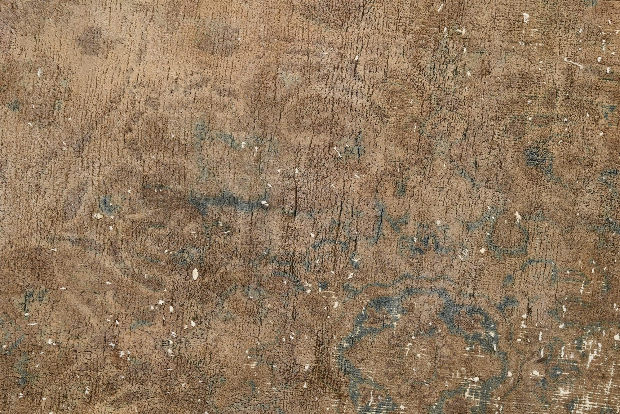 4' 5 x 7' 7 Hand Knotted Ultra Vintage Persian Wool Rug