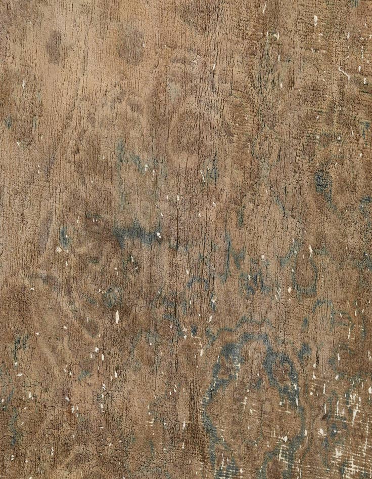 Detail image of 4' 5 x 7' 7  Hand Knotted Ultra Vintage Persian Wool Rug