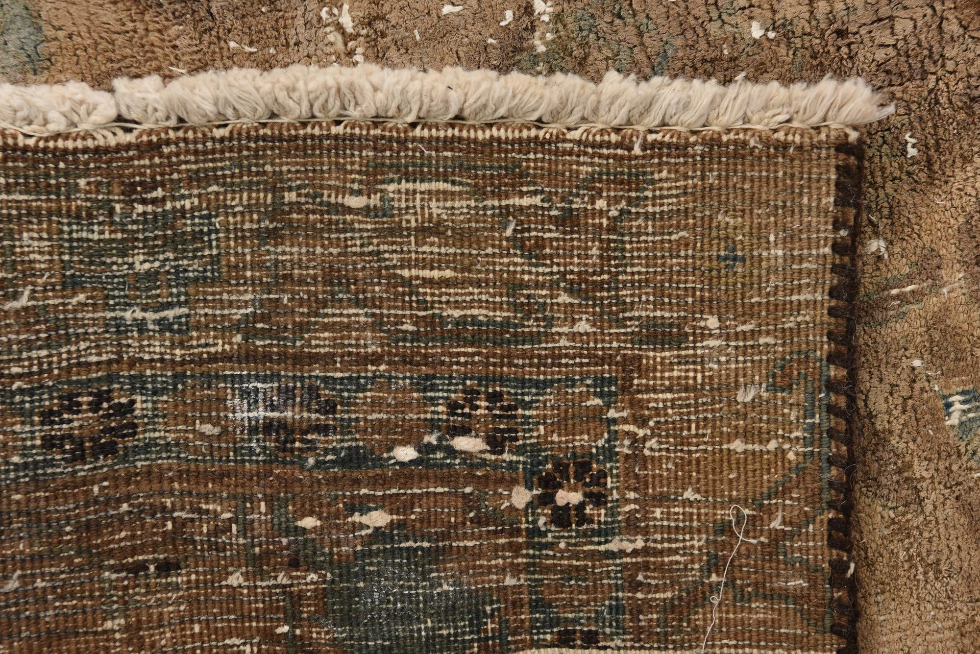 4' 5 x 7' 7 Hand Knotted Ultra Vintage Persian Wool Rug