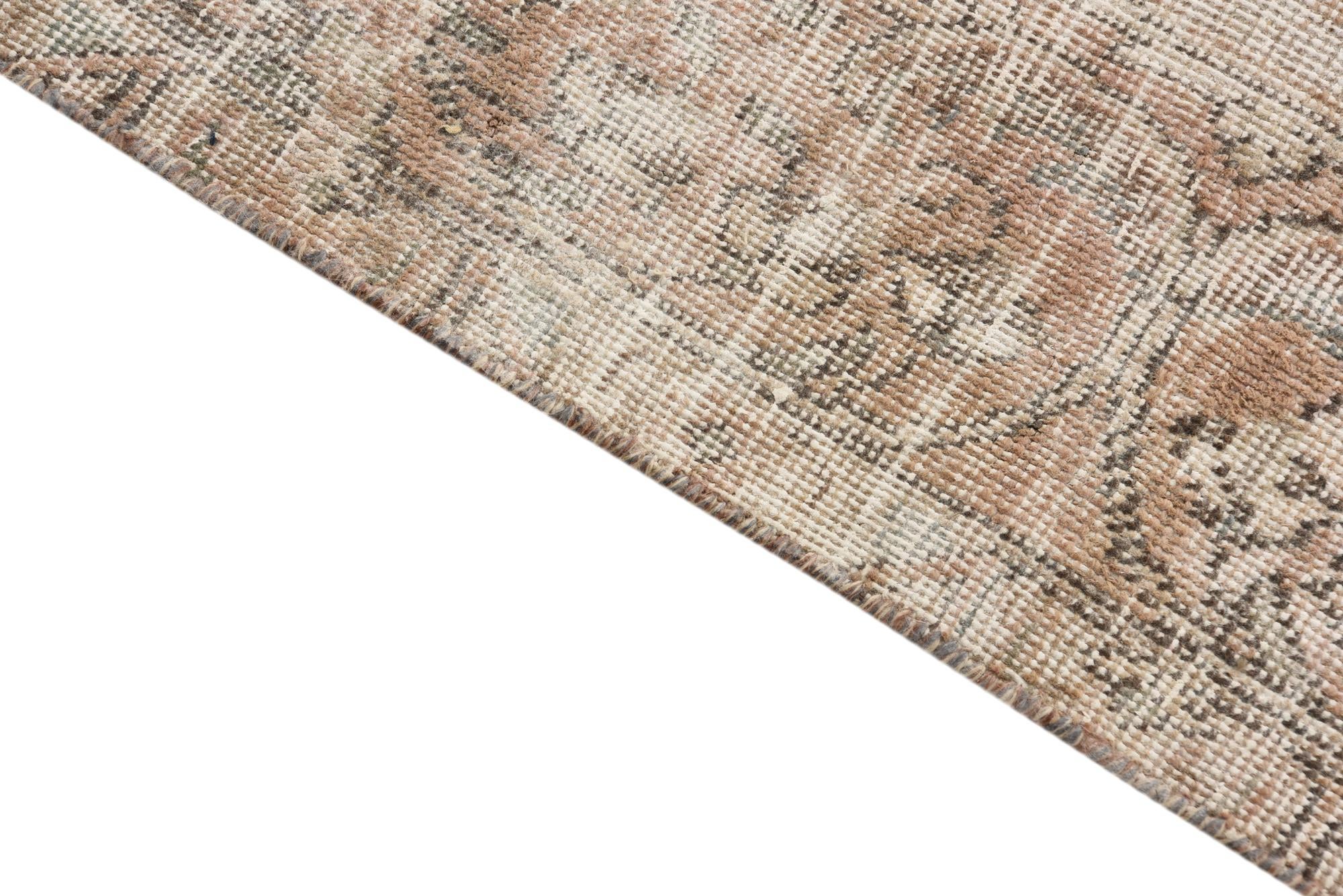 4' 10 x 8' Hand Knotted Ultra Vintage Persian Wool Rug