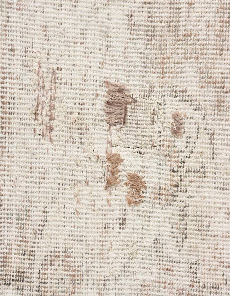 Detail image of 4' 10 x 8'  Hand Knotted Ultra Vintage Persian Wool Rug