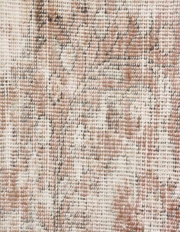 Detail image of 4' 10 x 8'  Hand Knotted Ultra Vintage Persian Wool Rug