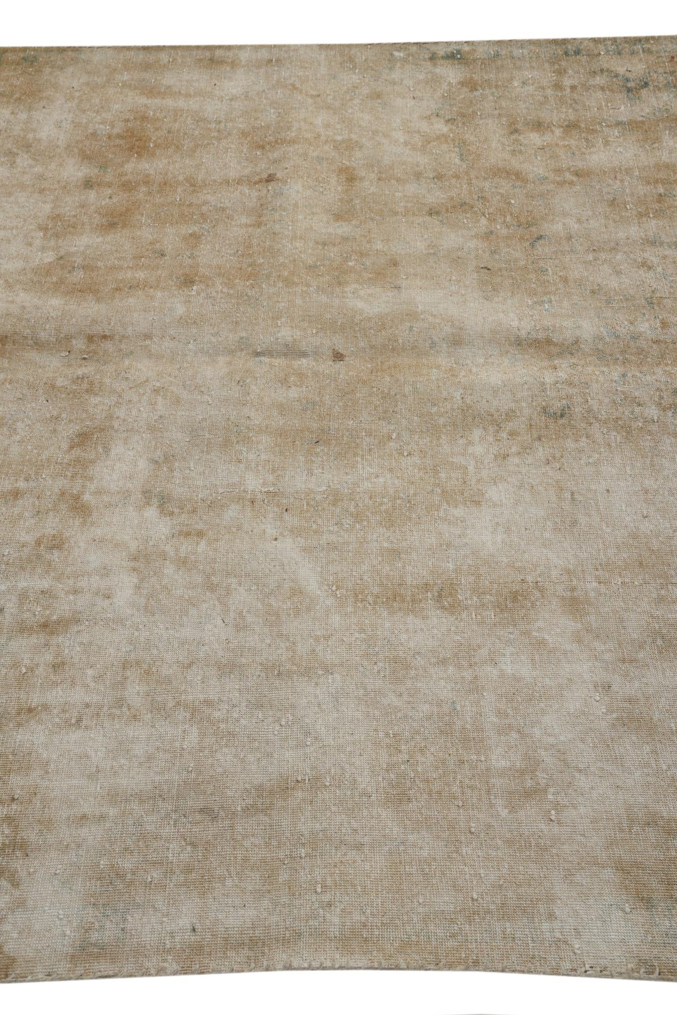 5' 5 x 6' 7 Hand Knotted Ultra Vintage Persian Wool Rug